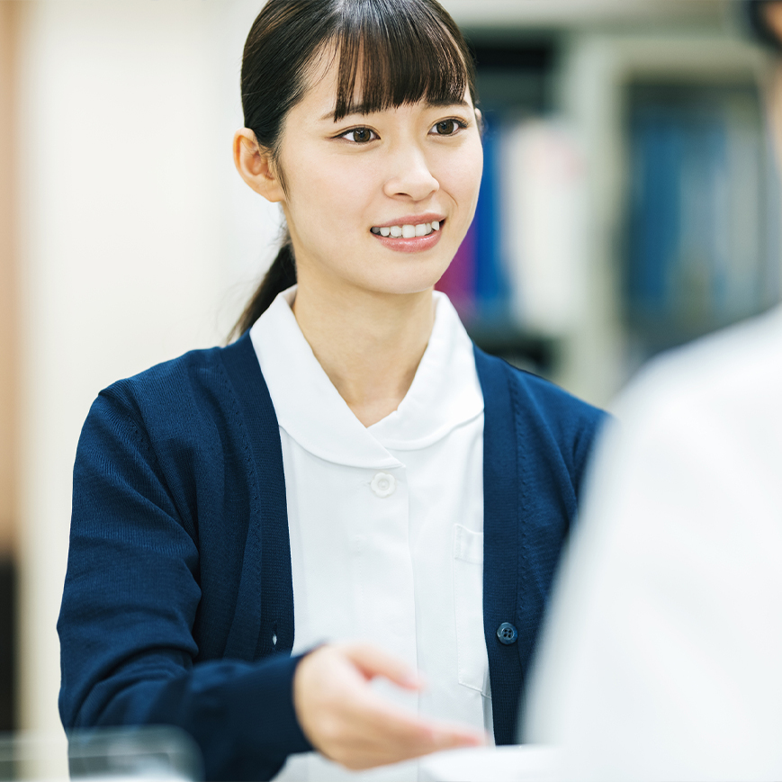 京浜保健衛生協会の受付